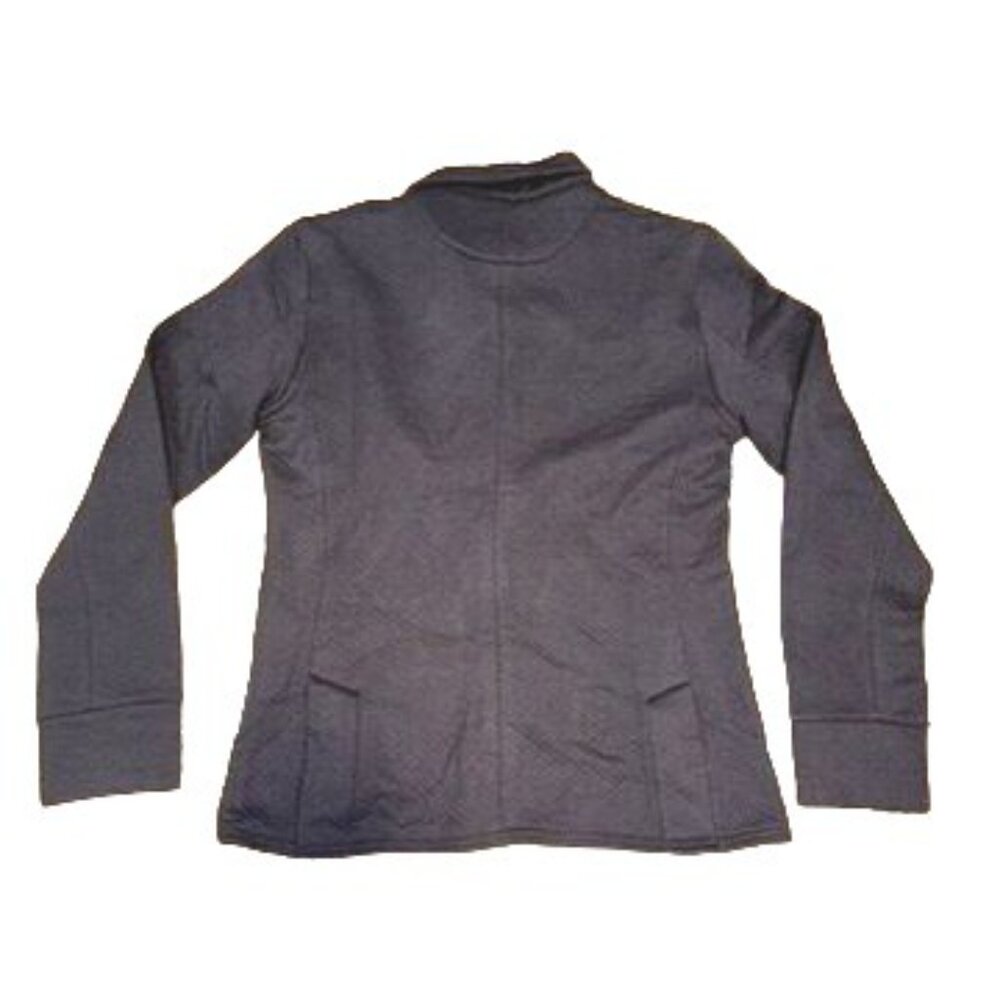 Max N Chester Women's Charcoal Gray Blazer Size 8 Polyester Cotton Comfortable - Picture 3 of 4